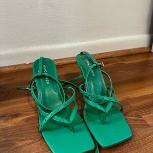 Marc Fisher Emerald Strappy Heels